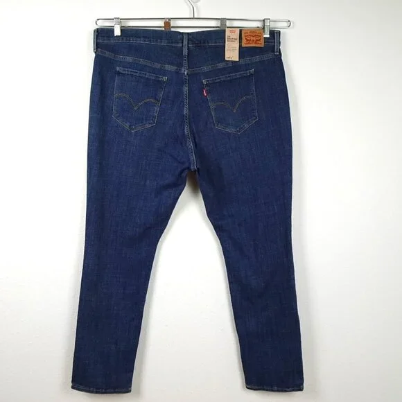 Levi's 311 Skinny Jeans Women's Plus Size 24W Blue Denim Stretch Shaping - Picture 5 of 13